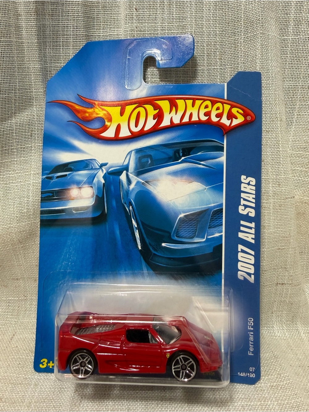 Hot Wheels 2007 All Stars Ferrari F50 Red 148/180 L3101 NISP